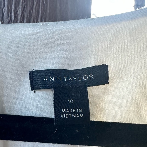 NWT Ann Taylor cream summer dress size 10 - Picture 4 of 6